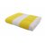 Bathe  Soak Pack of 2 Microfiber Bath Towel Cabana, 70x140 cms, Large, 250 GSM (White  Yellow)