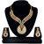 JewelMaze Gold Plated Kundan Stone Necklace Set-2105403
