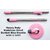Stainless Steel Rod spin mop handle / Spin Bucket Mop Handle Replacement / 360 Degree Rotating Mop Head Mop Stick (Pink)