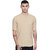 Jeaneration Solid Beige Cotton Linen Shirt for Men