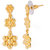 Voylla Gold Toned Glossy Danglers For Women