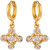 Voylla Diamond Shaped Gold Plated Earrings For Women