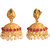 Kord Store Party Wear Gold  Multicolor Stone Traditional Jewellery Necklace Set with Earrings for Women Girls.
