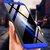 MOBIMON Samsung J8 Front Back Case Cover Original Full Body 3-In-1 Slim Fit Complete 360 Degree Protection - Black Blue