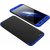 MOBIMON OPPO A71 Front Back Case Cover Original Full Body 3-In-1 Slim Fit Complete 360 Degree Protection - Black Blue