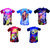 Om Shree Multicolor 3D T-shirt (Pack of 5)