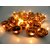Diwali Electric Diya light string Light , Gold Diya Toran light for decoration