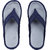 Edee Relax-5 Slippers Combo Of 2 Pairs Black  Blue