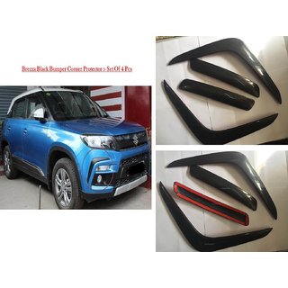 Buy Car Black Bumper Corner Protectors Guards Moldings Maruti