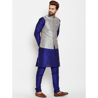 Buy ABH LIFESTYLE Men s kurta pyjama and waistcoat set Online