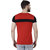 PANCHKOTI Men's Red Round Neck Short Sleeve PC Cotton Plain T-shirt