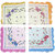 Neska Moda Pack Of 12 Women Floral Cotton Handkerchiefs 31X31 CM H48