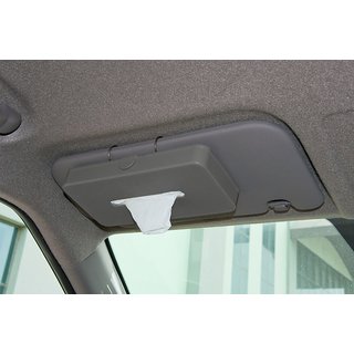 Galio Car Sun Visior Tissue Box Holder For Every Car (Grey)