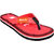 Ajeraa Comfort Red Color Flip Flops for Men