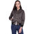 Texco Woman Brown Smart Trendy Bomber Jacket