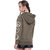 Texco Olive Hooded Printed Women Jacket