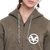 Texco Olive Hooded Printed Women Jacket