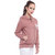 Texco Dusty Pink Hooded Printed Women Jacket