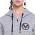 Texco Grey Hooded Printed Women Jacket