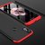 MOBIMON Redmi Y2 Front Back Case Cover Original Full Body 3-In-1 Slim Fit Complete 3D 360 Degree Protection - Black Red