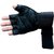 Snipper Combo of Leatherite Gym Bag (Black), Gloves ( Black) spider Shaker (  Blue) Gym Fitness kit.B