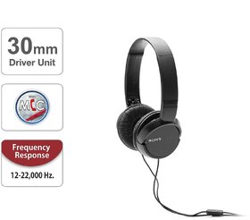 SONY MDR-ZX110AP WITH MIC BLACK
