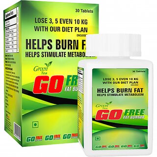 GoFree Green Tea Fat Burner 15 Day Trail Pack 30 Capsules