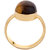 Dare by Voylla Tiger's Eye Oval Stone Ring For Men