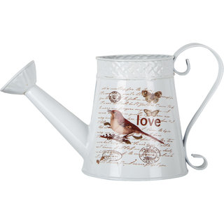 Joymart Watering Can for Plant, Metal (White, 50590-C)