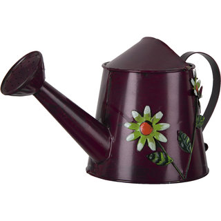 Joymart Watering Can for Plant, Metal (Maroon, 50336-C)