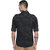 Jeaneration Navy Blue Cotton Camouflage Printed Shirt for Men