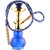Metier Presents MYA 13 Inch Tall Glass Smoking Hookah with Metal Plate/AshCatcher and Ceramic Chillum/Bowl.