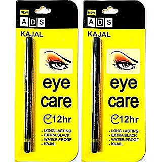 ADS 12 Hr Long Last Eye Care Soft Kajal - Pack Of 2