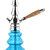 Metier Presents MYA 21 Inch Tall Glass Smoking Hookah with Metal Plate/AshCatcher and Ceramic Chillum/Bowl.