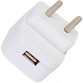 Voltsy 1.6 Amp Smart Wall Charger Travel Charger for all Android Mobiles and Smartphones White