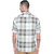 Jeaneration Grey Cotton Twill Checks Shirt For Men