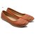 Moksh Traders Woman Faux Leather Brown Belly Shoe