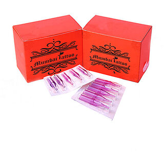                       MUMBAI TATTOO SMALL DISPOSABLE TIPS 11RT (PACK OF 50)                                              