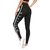 Code Yellow Women's Stretchable Black Side WHATEVER Printed Jeggings Yoga Gym Wear