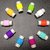 KUSHAHU 10pcs Protector Saver Cover for iPhone iPad USB Charger Cable Cord (Assorted colour)