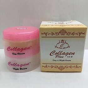 2PCS/Box Vitamin E Day And Night Cream Collagen Beauty Cream Brightening And Blemish Cream English Pakcage 40g