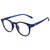 Ivonne Unisex Anti-Glare Blue Full Rim Round Eyeglass Frame