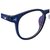 Ivonne Unisex Anti-Glare Blue Full Rim Round Eyeglass Frame