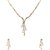 Voylla CZ Decked Gold Toned Necklace Sets For Women