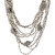 Voylla Multi-Layered White Beaded Necklace  For Women