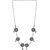 Voylla Floral Design Necklace with Oxidized Plating For Women