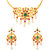 Voylla Gem Embellished Choker Necklace Set For Women