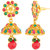 Voylla Kundan Studded Spark Route Necklace Set For Women