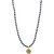 Voylla Blue Beads Studded Gold Toned Necklace For Women