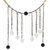 Voylla Stylish Necklace Adorned With Black And White Beads For Women